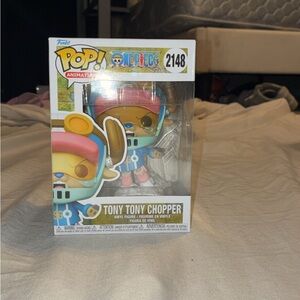 Funko Pop! Tony Tony Chopper Figure - Pink, Blue, and Yellow